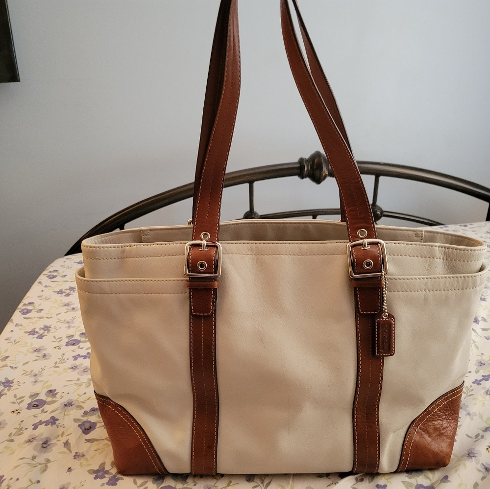 Coach Leather Tote